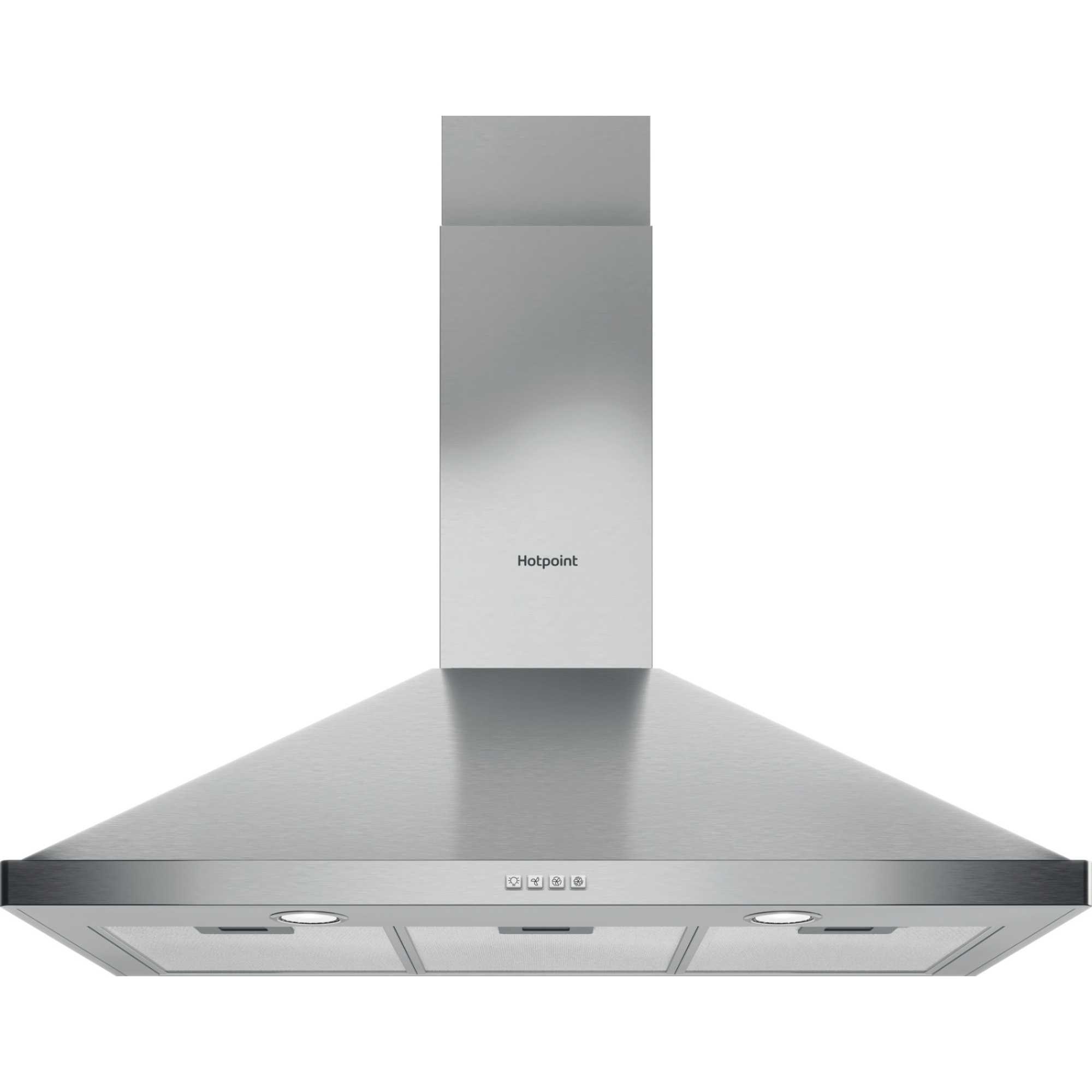 PHPN9.5FLMX/1 90cm Chimney Pyramid Cooker Hood - Stainless Steel