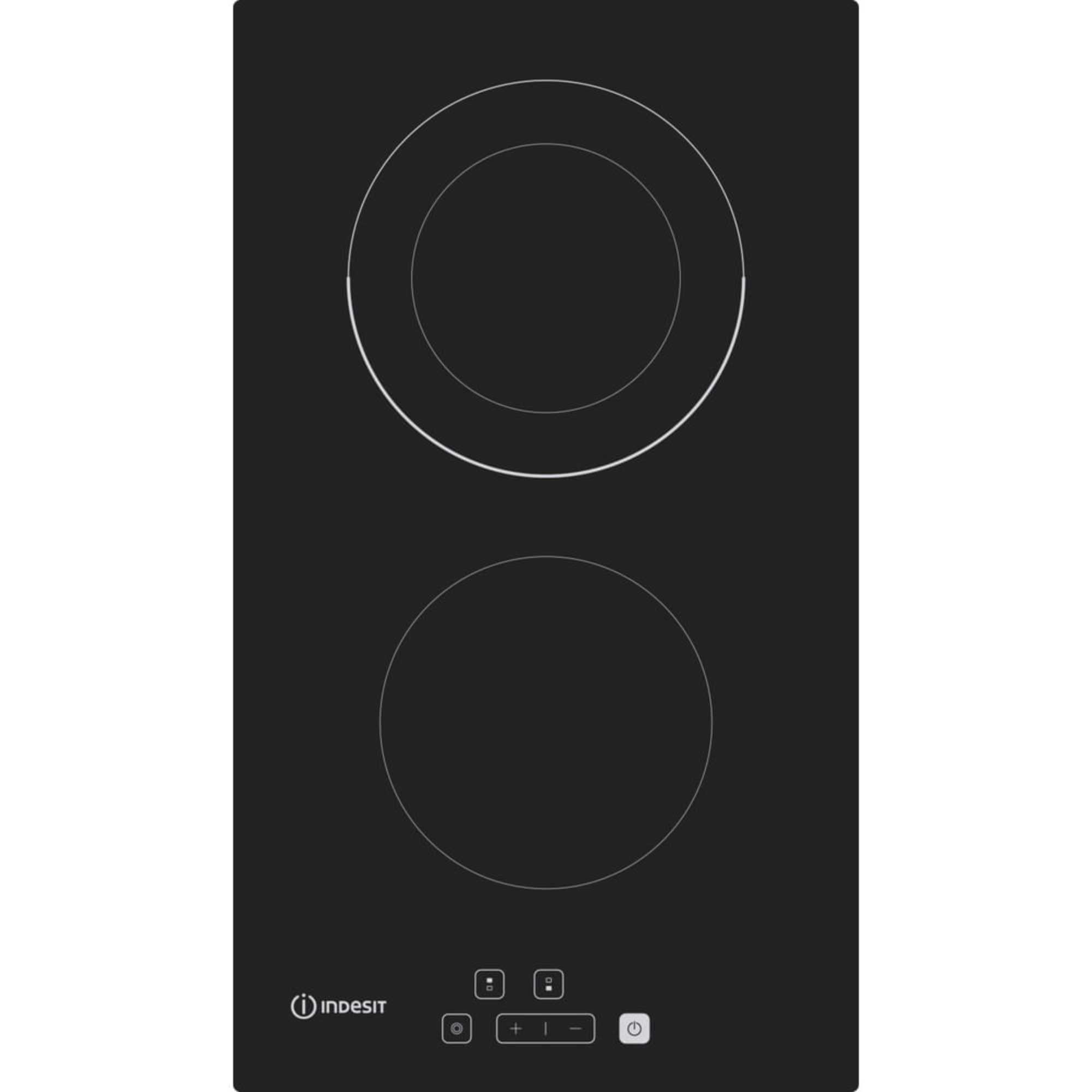 IRD 2030 B 30cm 2 Zone Electric Ceramic Hob - Black