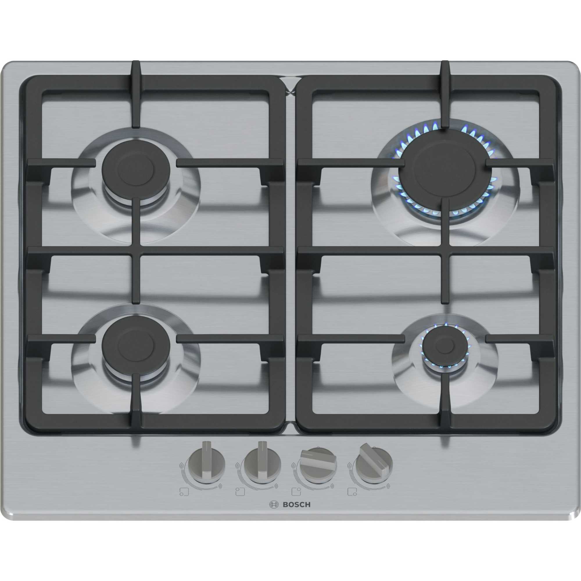 PGP6B5K90 Series 4 60cm 4 Burner Gas Hob - Stainless Steel