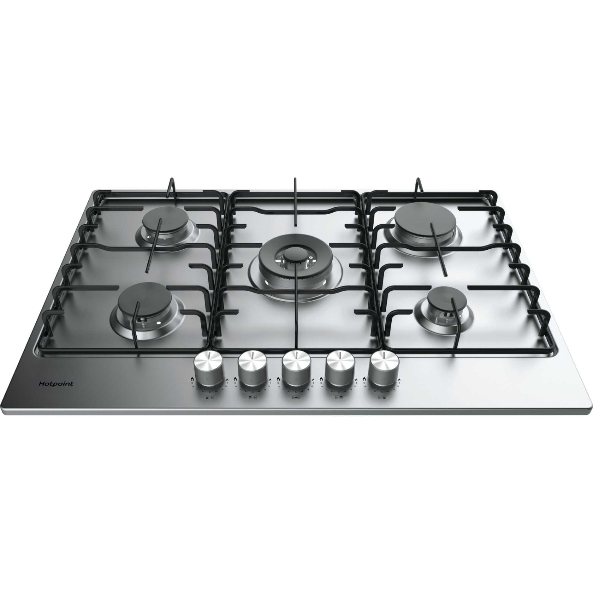 PPH 75P DF IX UK 75cm 5 Burner Gas Hob - Stainless Steel