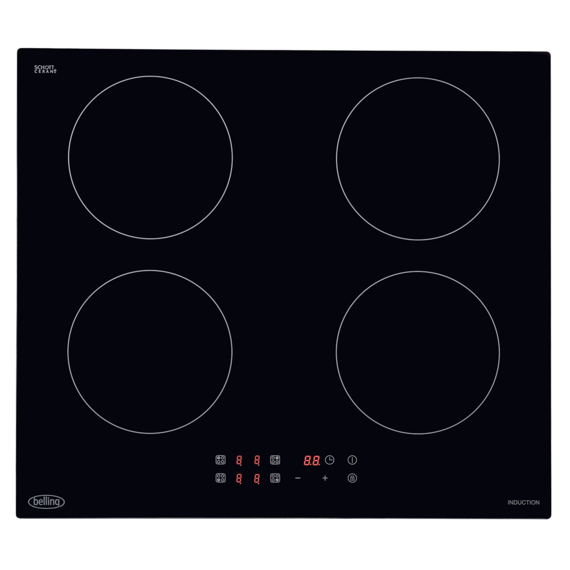 IHT6013BLK 60cm Induction Hob with Touch Controls - Black