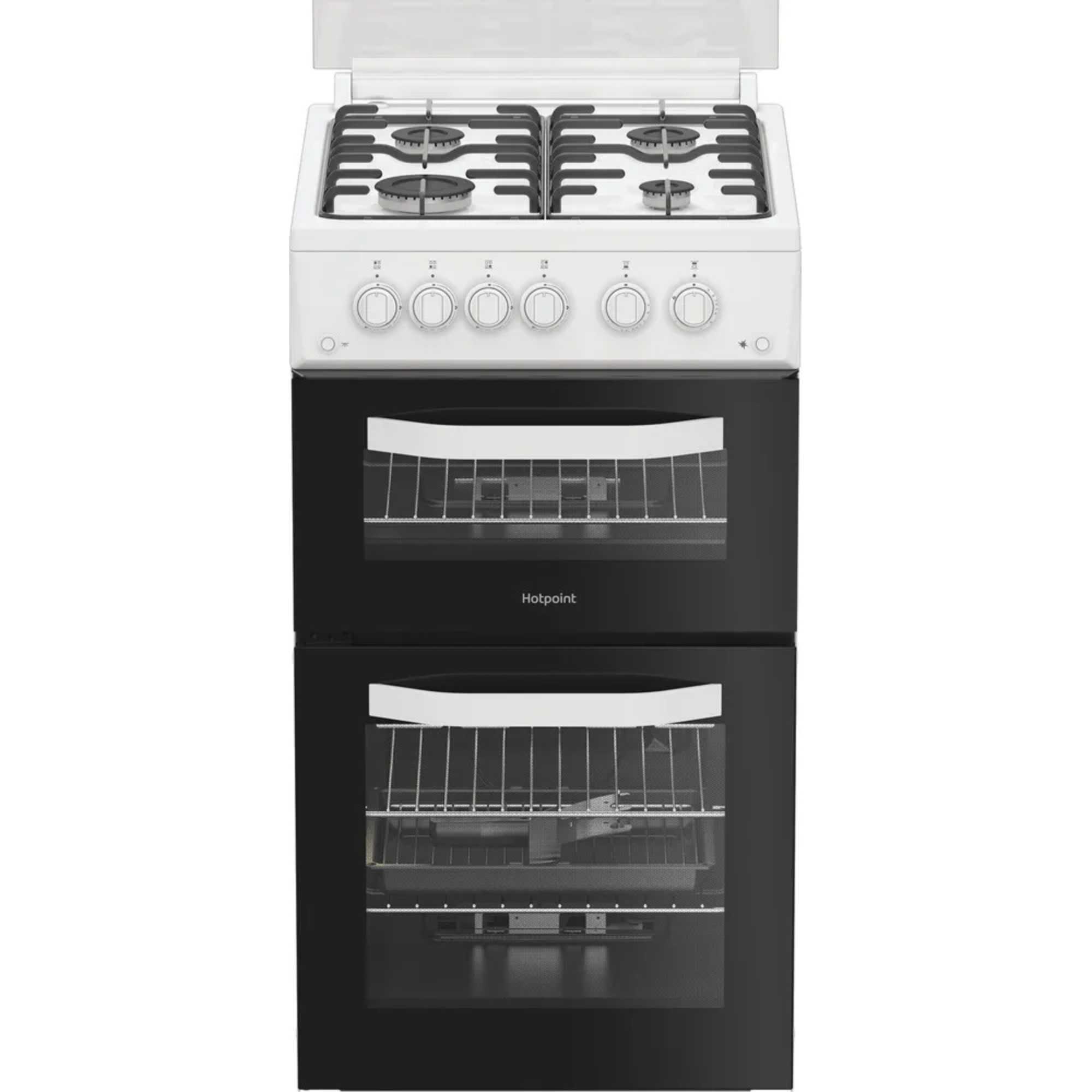 HDG5GCW 50cm 4 Burner Gas Cooker - White