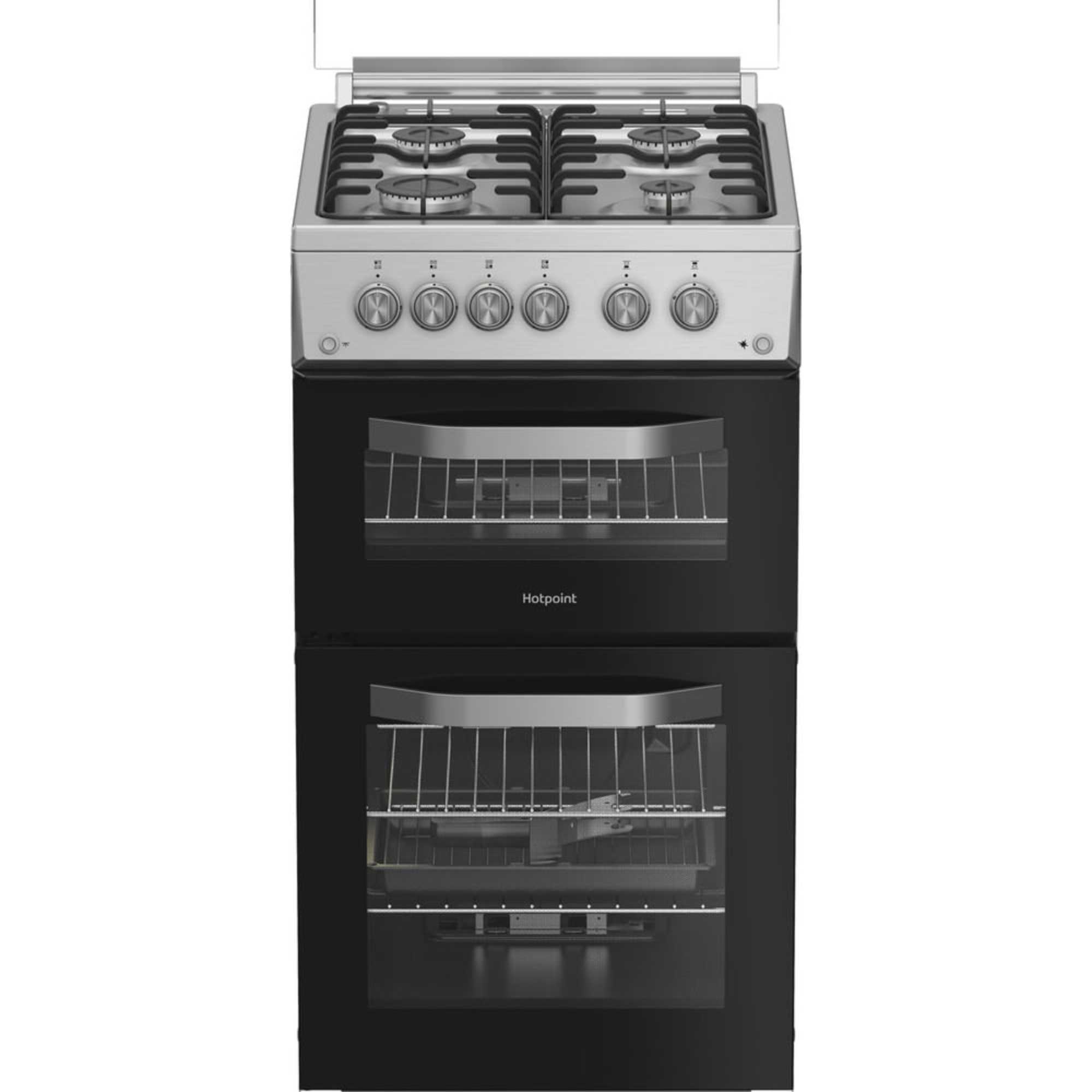 HDG5GCX 50cm 4 Burner Gas Cooker - Stainless Steel