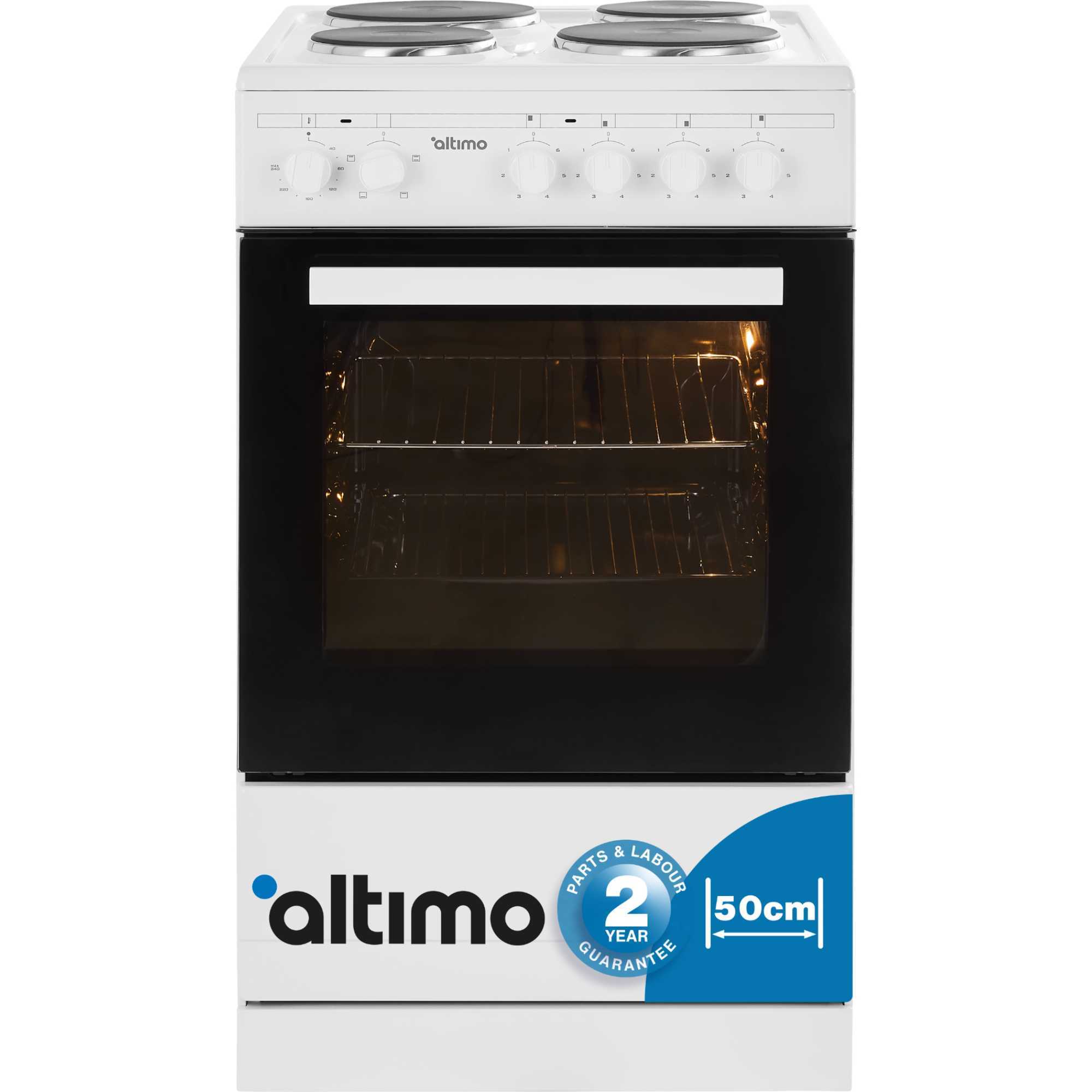 CESS502W 500mm Electric Single Cavity Cooker - White