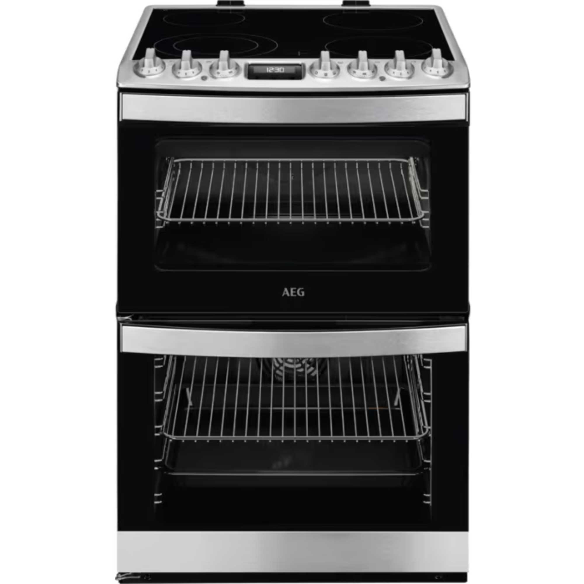 CCB6741ACM 6000 SteamBake Cooker with Ceramic Hob - Stainless Steel