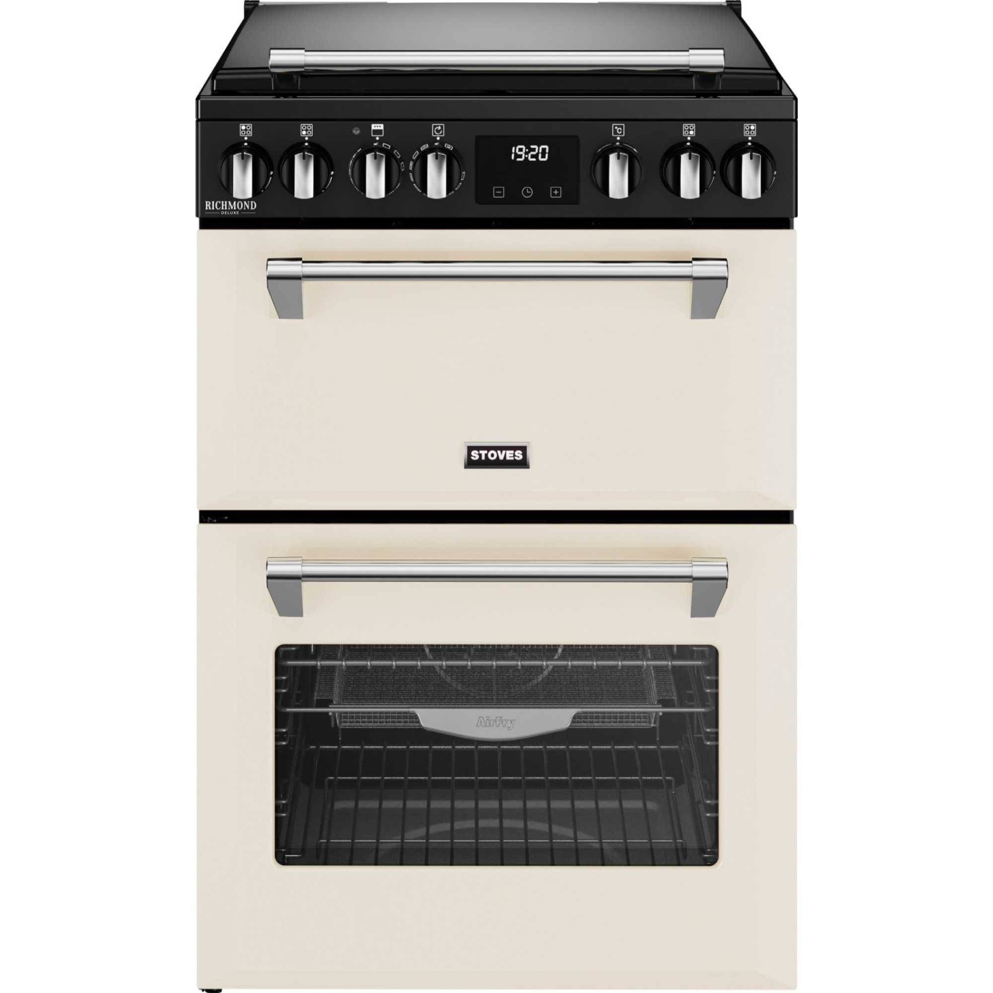 DXMRARICH60DFCRM Richmond Deluxe 60DF Mini Range Dual Fuel Cooker - Cream