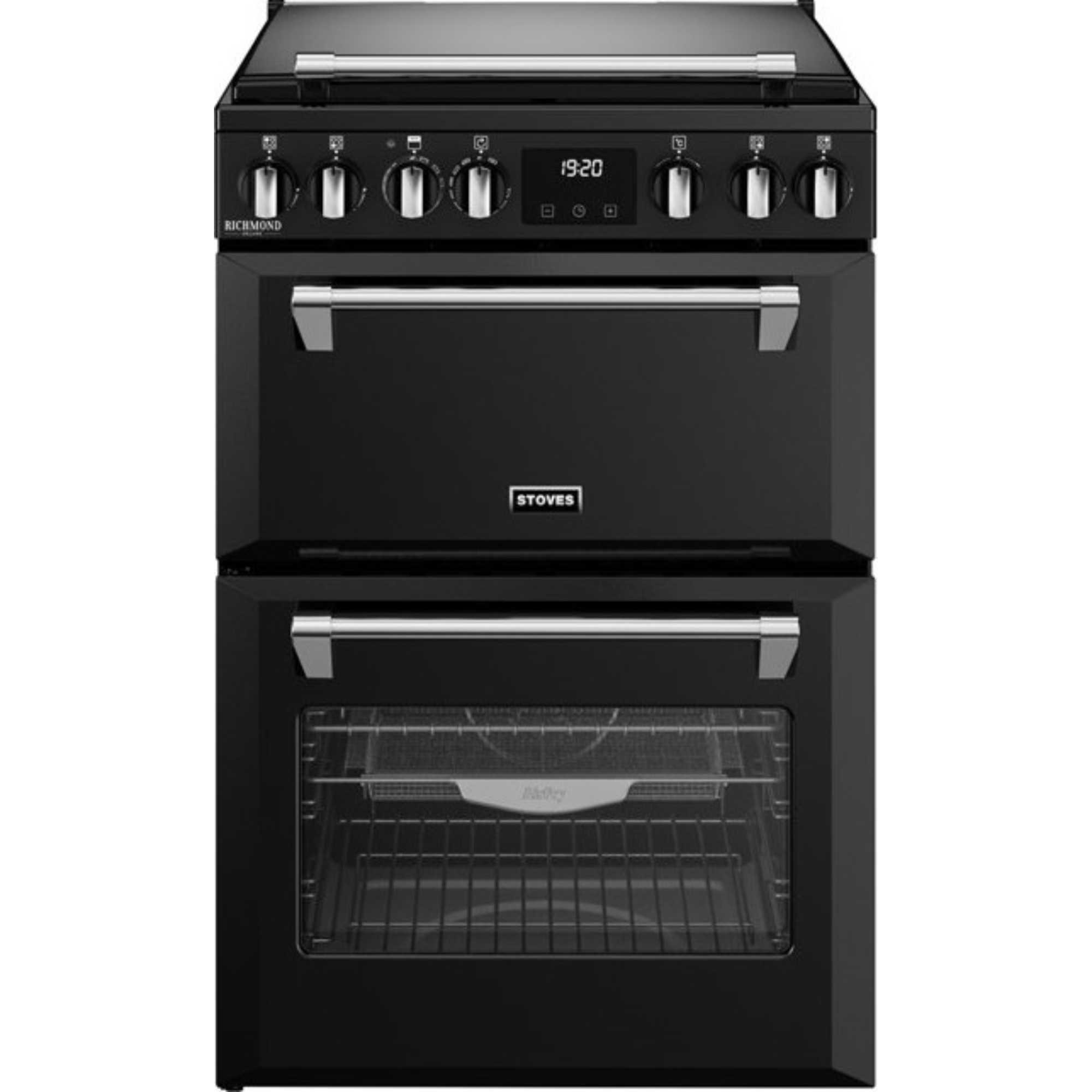 DXMRARICH60DFBLK Richmond Deluxe 60DF Mini Range Dual Fuel Cooker - Black