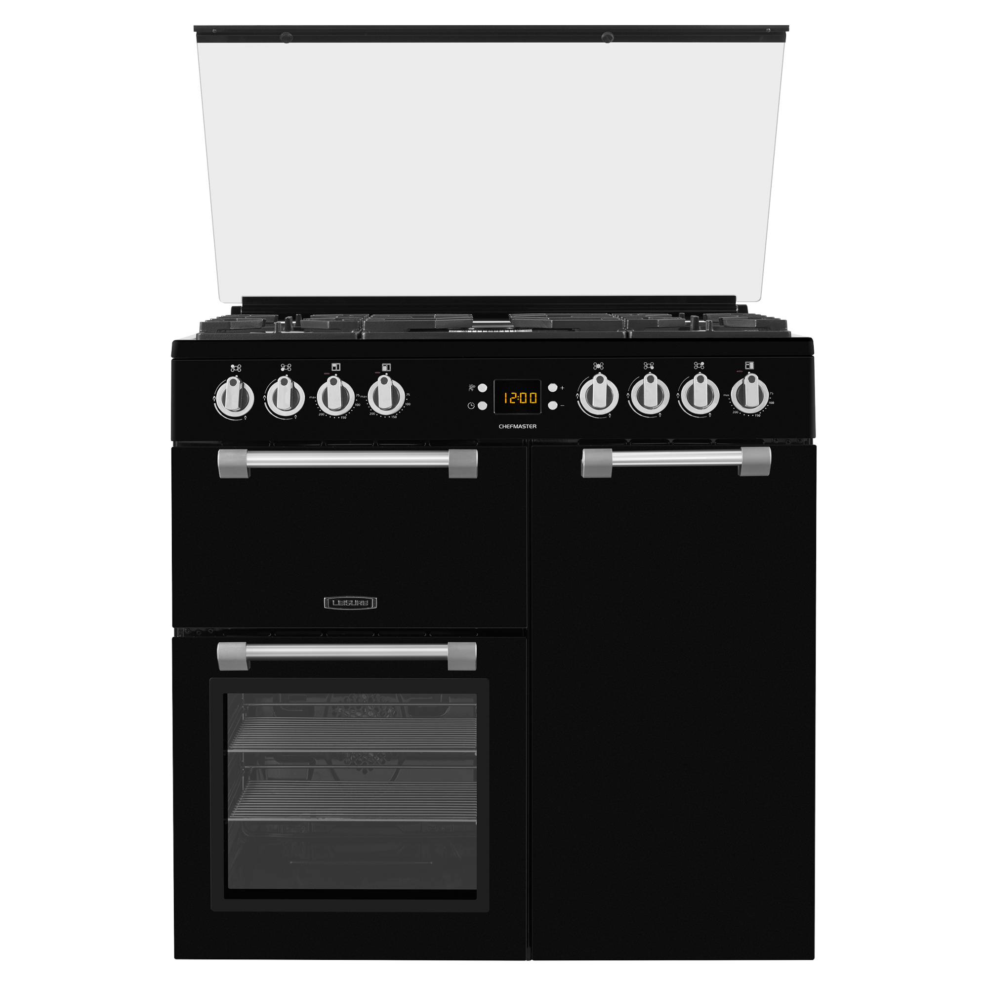 CC90F531K 175L Dual-Fuel Range Cooker with 5 Gas Burner Hobs