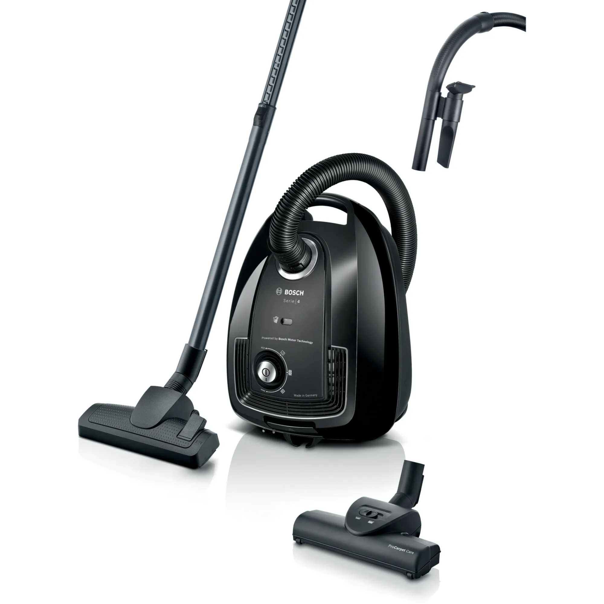 BGL38BA3GB Series 4 Bagged Vacuum Cleaner - Black