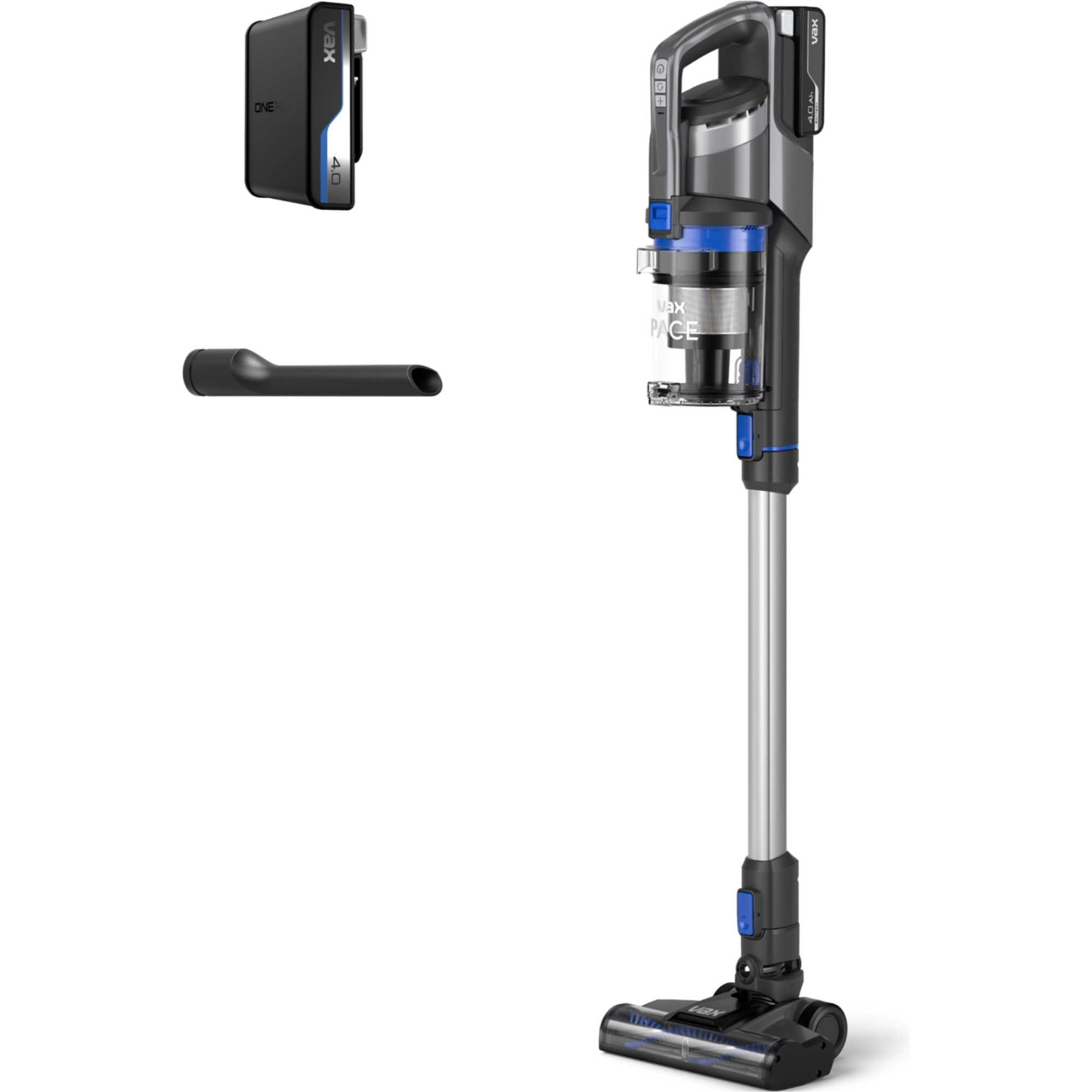 CLSV-PAKS Pace Cordless Vacuum Cleaner - Graphite/Blue