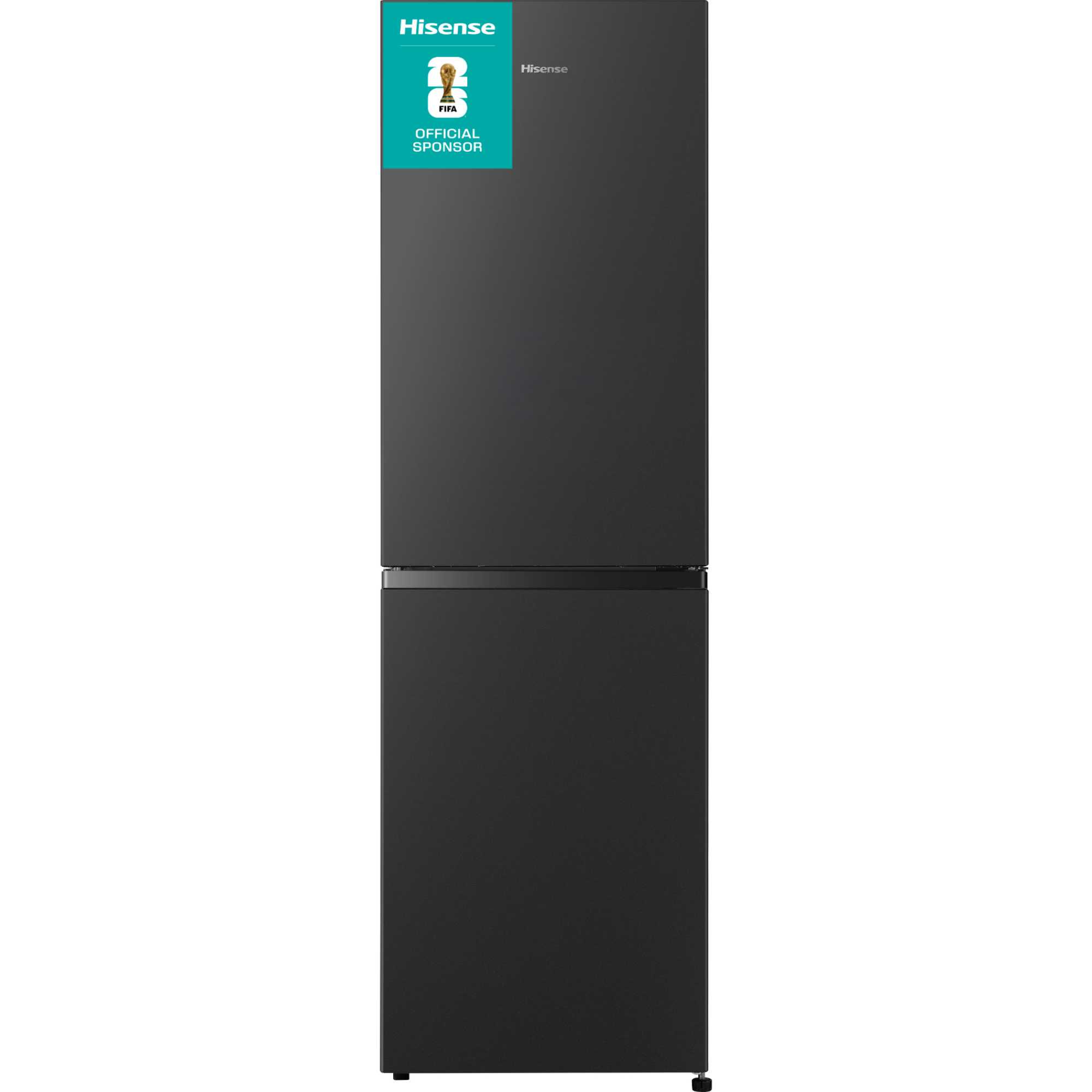RB327N4BBE 256L Frost Free Freestanding Fridge Freezer - Black