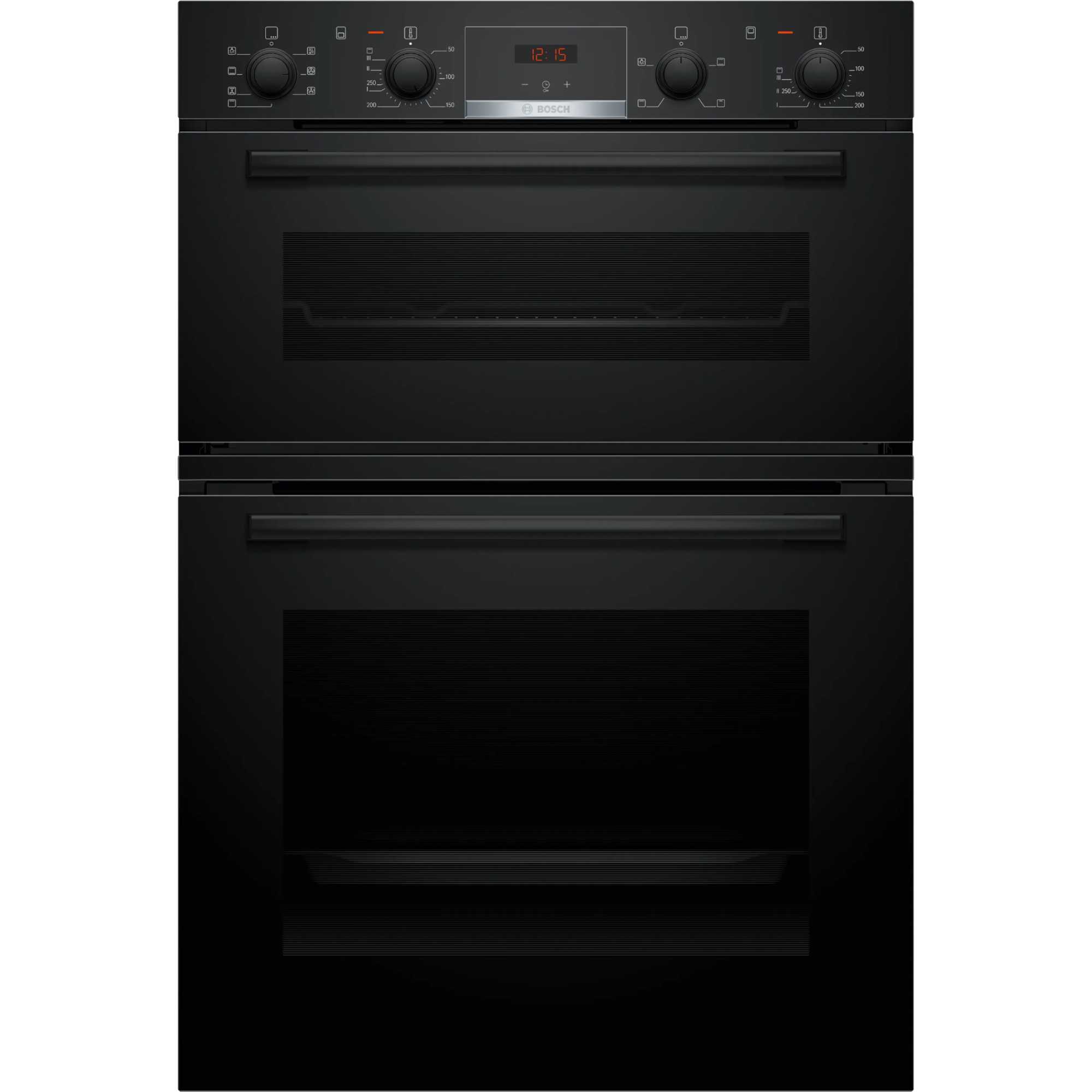 MBA533BB3B Series 4 Built-In Double Oven with 3d Hot Air - Black
