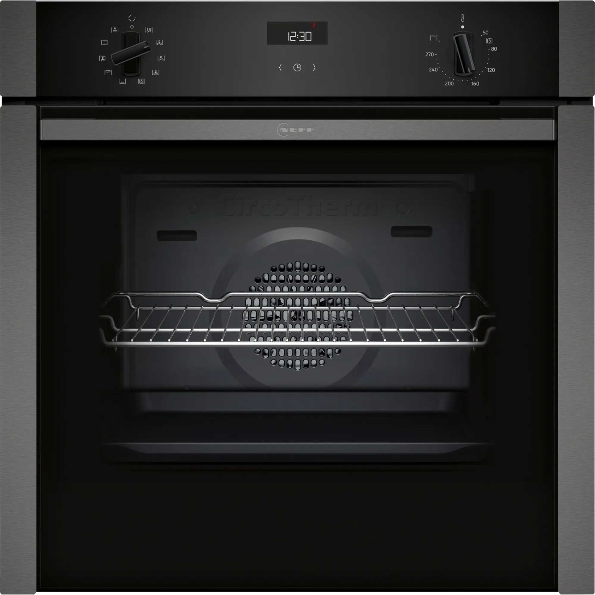 B3ACE4AG3B N 50 60cm 71l Built-In Oven - Graphite