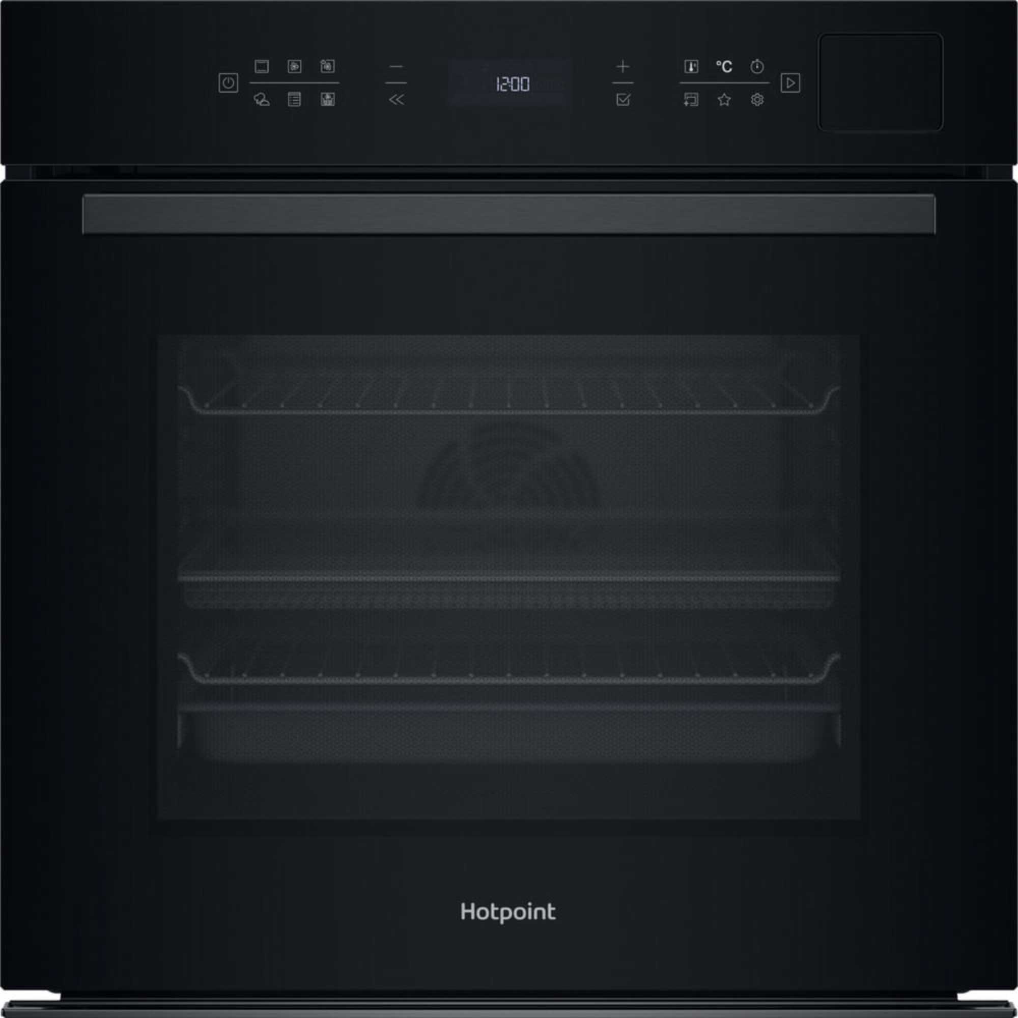 HOI6A8PT1SBUK Class 6 60cm Built-In Single Pyrolytic ActiveMultiflow Oven - Black