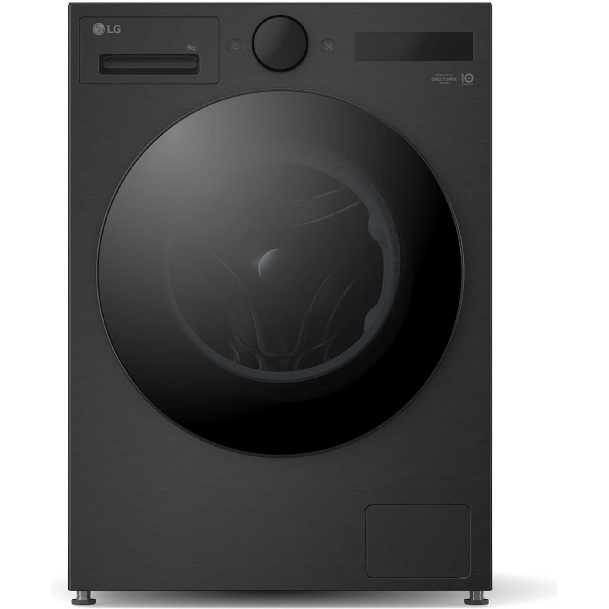 F4X7009TBB VX70 Series AI Direct Drive 9kg Smart Washing Machine - Matte Black