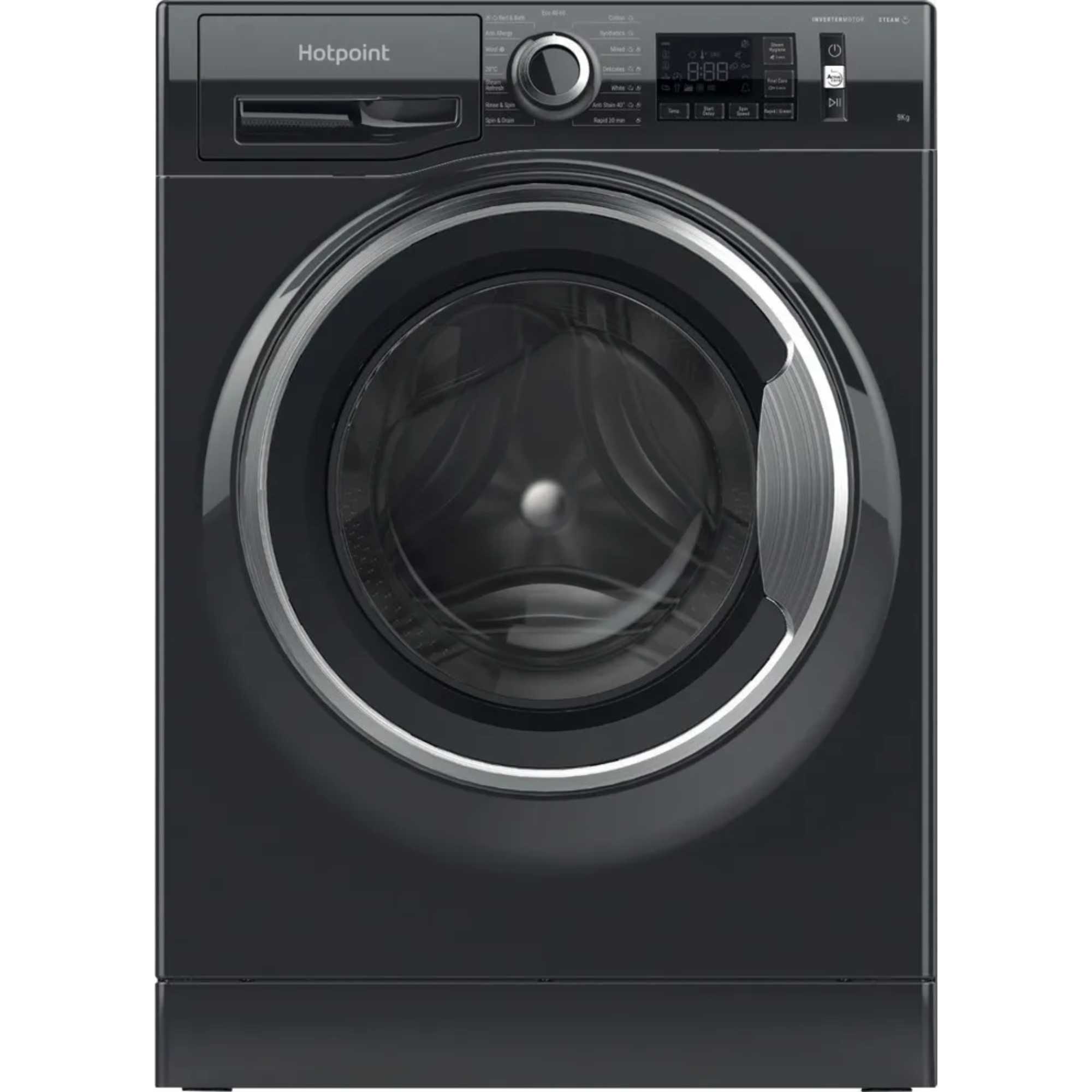 NM11 948 BC A UK ActiveCare 9kg 1400rpm Washing Machine - Black