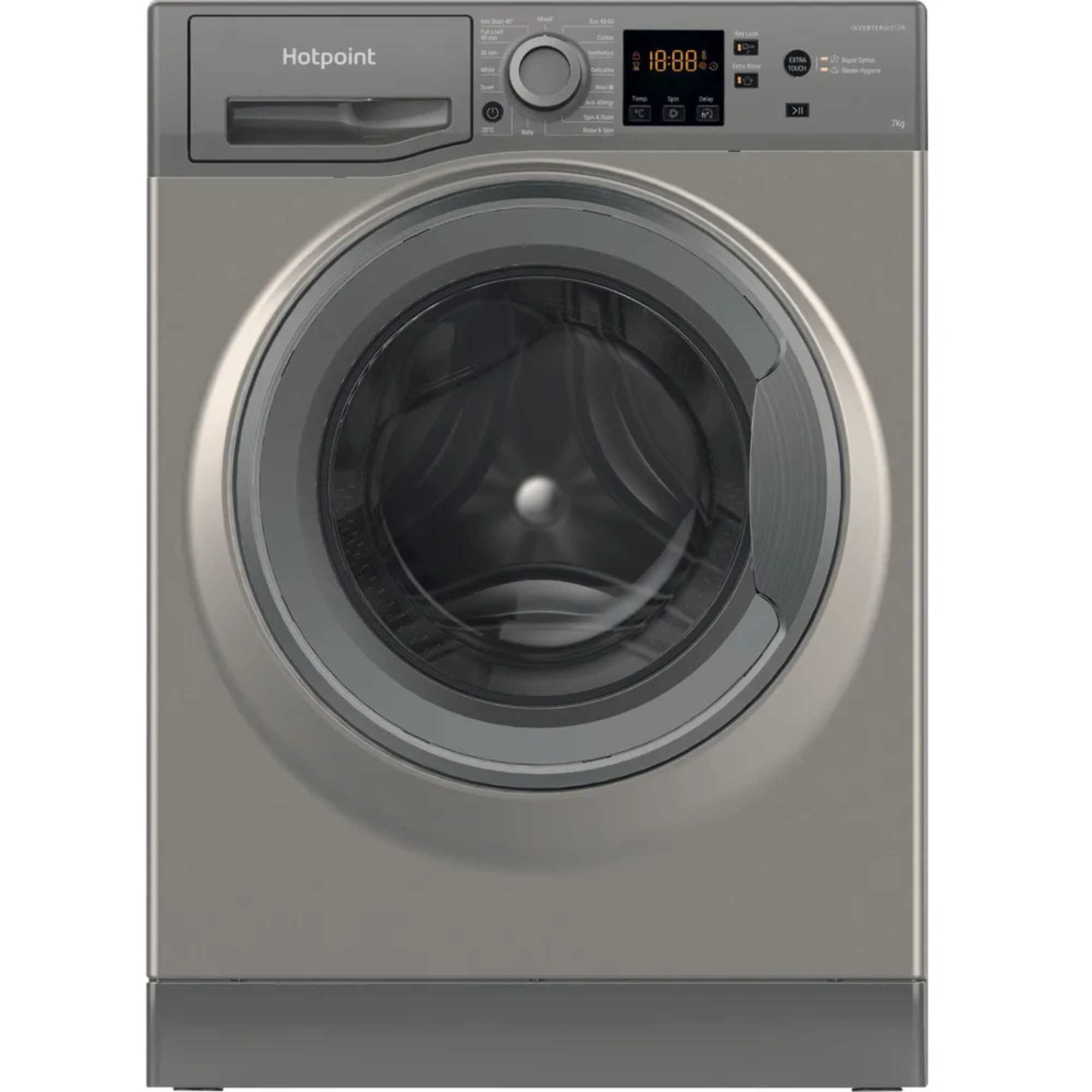 NSWF 7469 GG UK 7kg 1400rpm Anti-Stain Washing Machine - Graphite