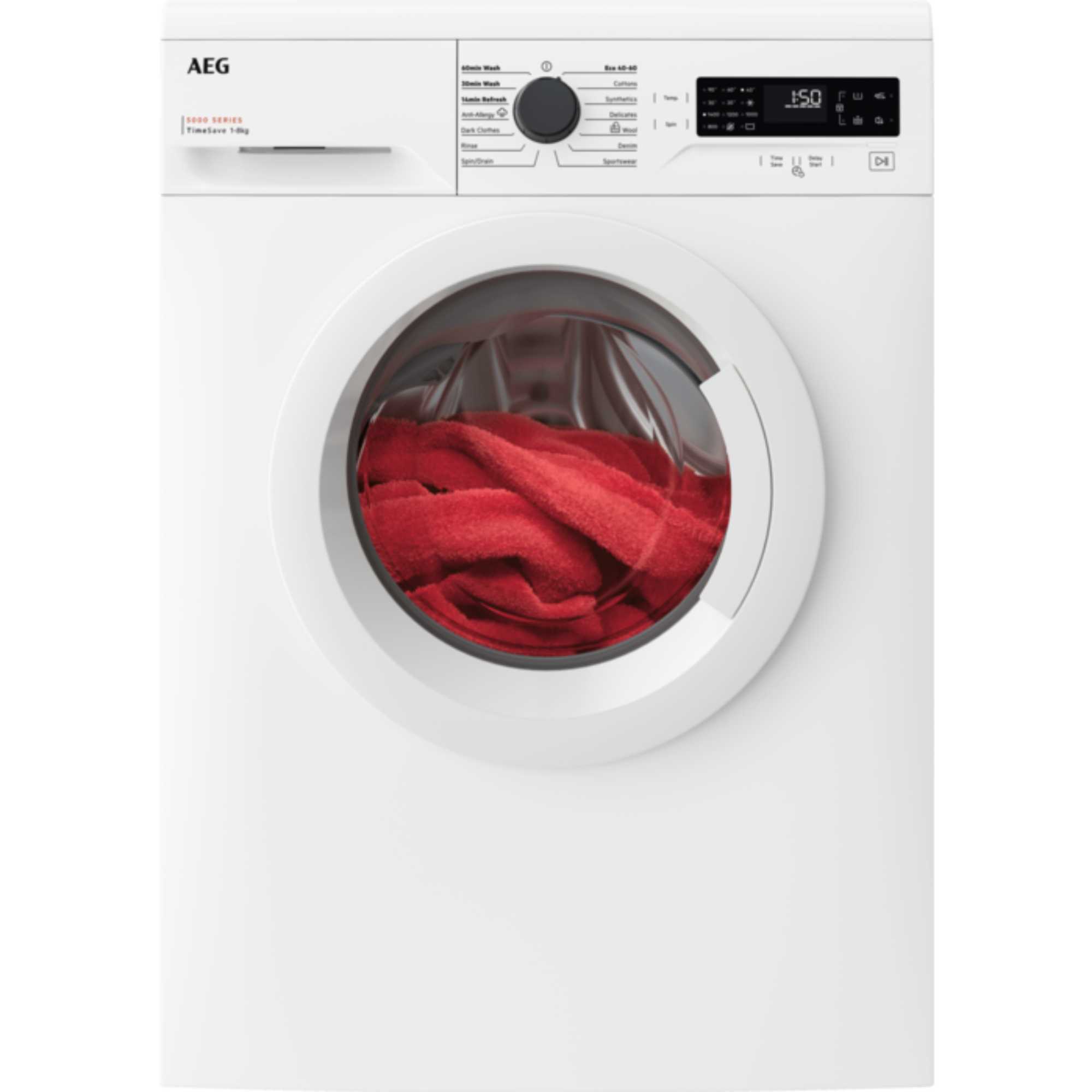 LFX50844B 5000 Series 1400rpm 8kg Washing Machine - White