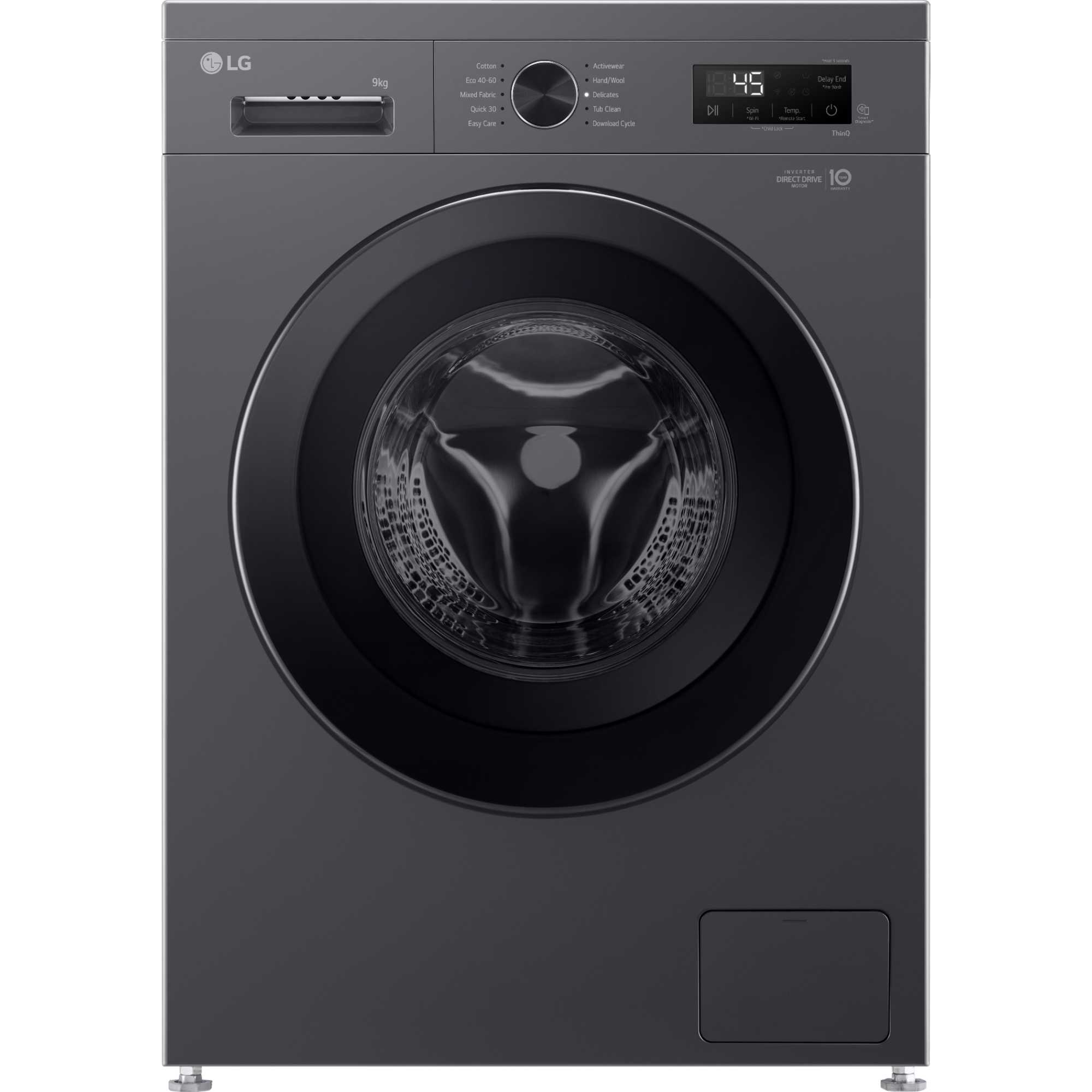 F4X1009NMK 9kg 1400rpm Washing Machine - Grey