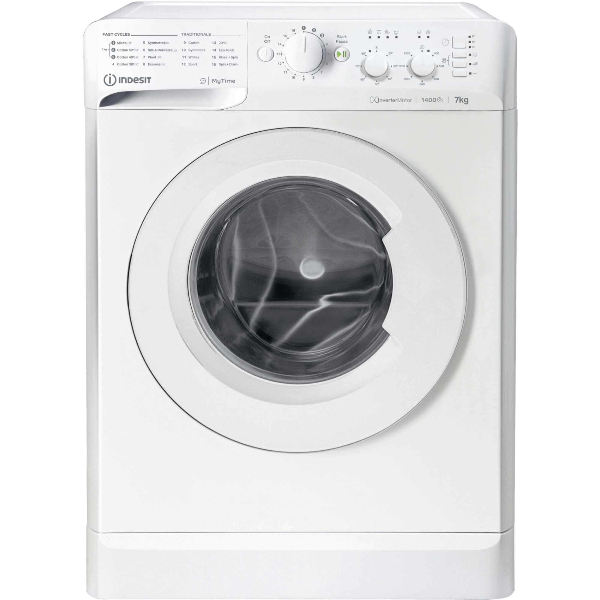 MTWC 71485 W UK MyTime 7kg 1400rpm Washing Machine - White