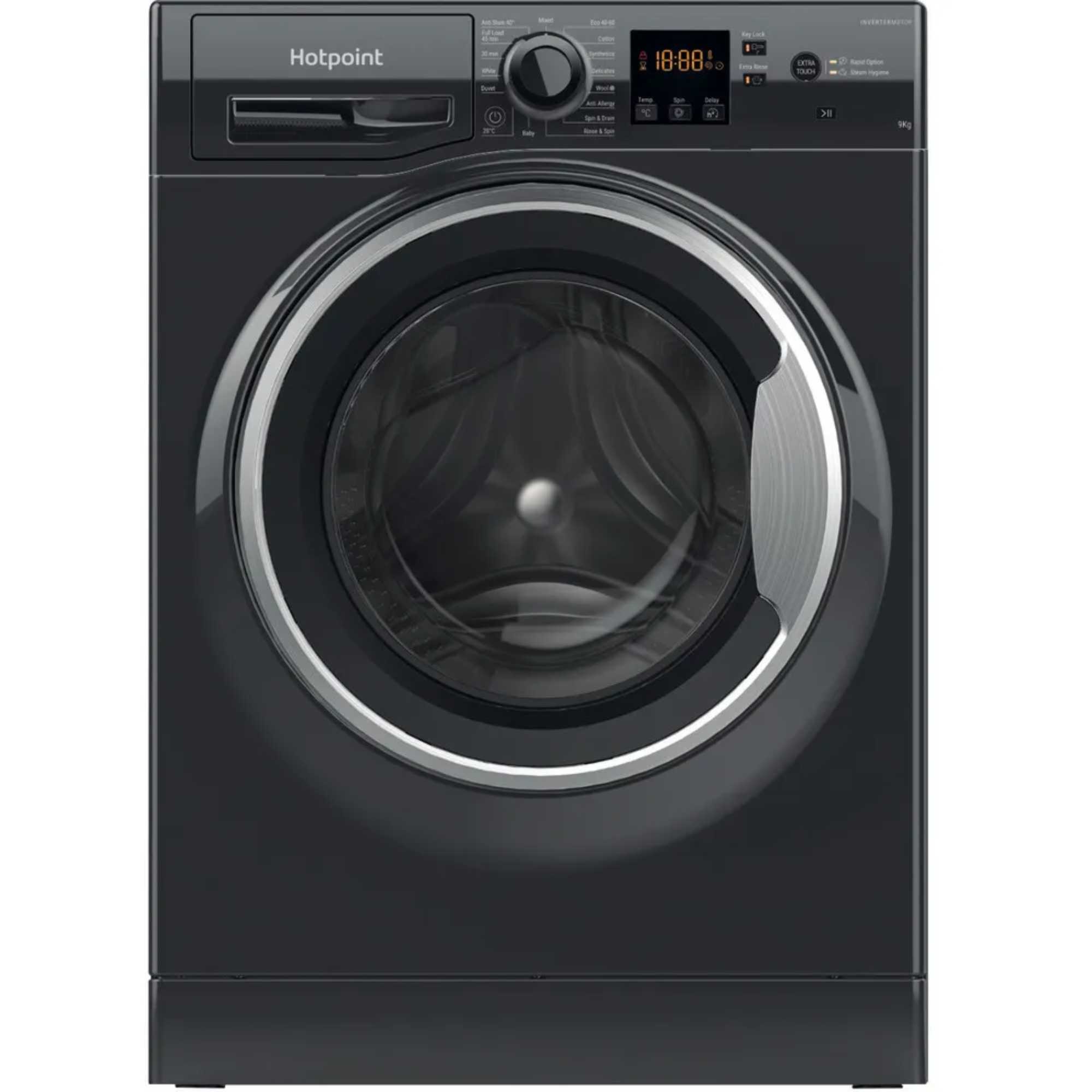 NSWF 946 BS UK 9kg 1400rpm Anti-stain Washing Machine - Black