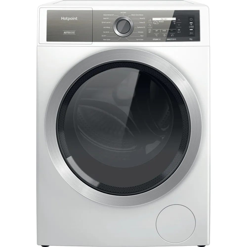 H8 99AD GPOWER UK 9kg 1400rpm Washing Machine - White