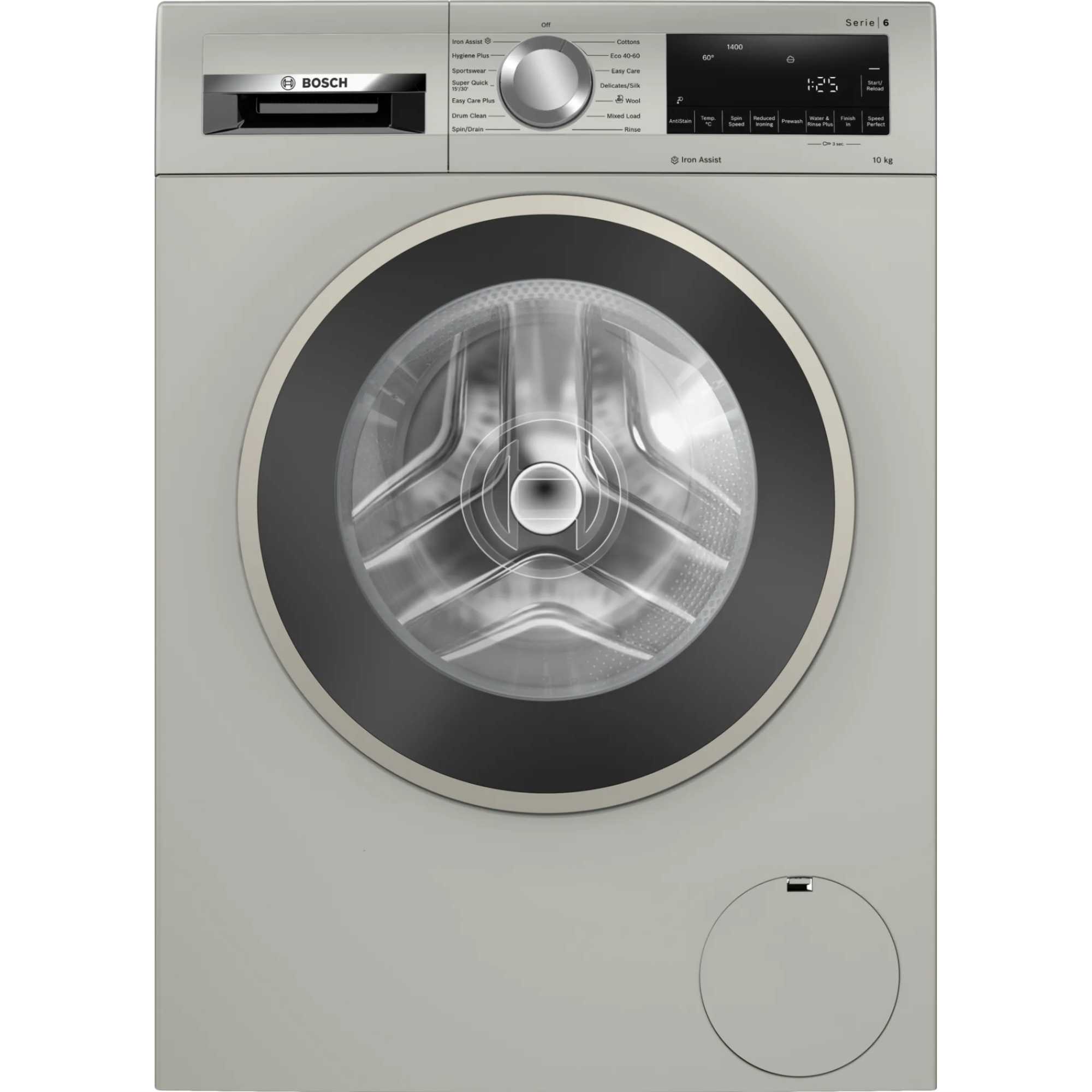 Series 6 WGG254ZSGB 10kg 1400rpm Washing Machine - Silver